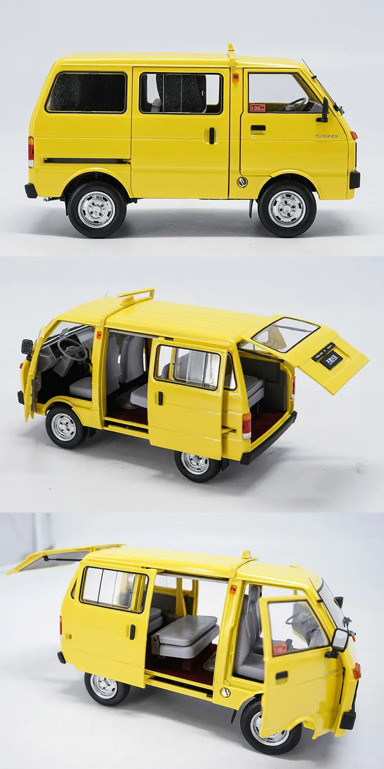 Цинковый сплав 1/18 литой под давлением Тяньцзинь DAFA HUALI TJ110(DAIHATSU) фургон такси вагон модель