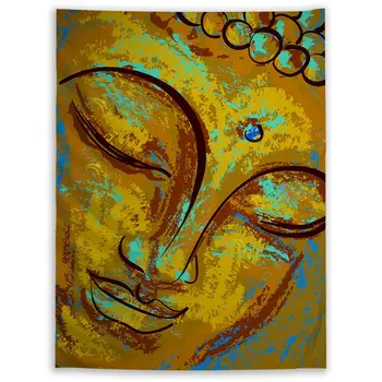 

Buddha Religion Wall Hanging Tapestry Psychedelic Bedroom Home Decoration