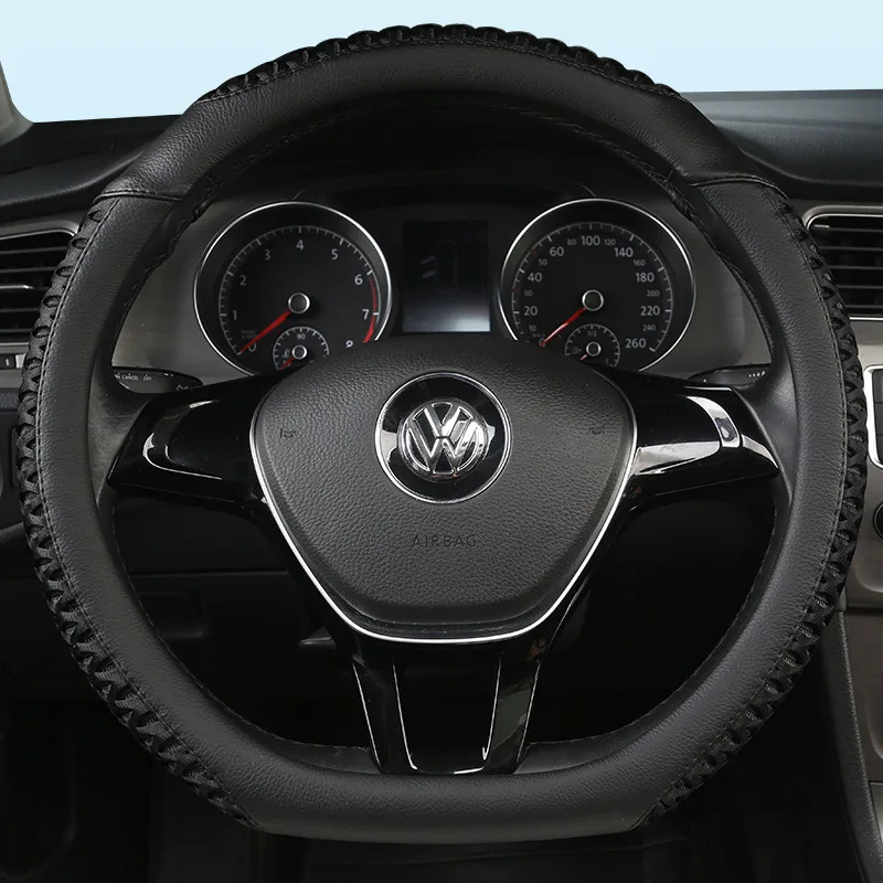 

Festa Tucson Ix35 Steering Wheel Cover Name Figure Sonata Led Moving Lang Move Ix25 Four Seasons Universal Leather Grip Cover