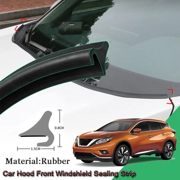 

DIY Car Seal Strip Windshied Spoiler Filler Protect Edge Weatherstrip Strips Sticker Car Accessories For Nissan Murano 2015-2020