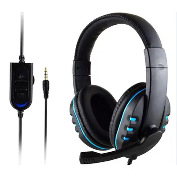 

Stereo Wired Gaming Headsets Headphones with Mic For PS4 Sony PlayStation 4 / PC