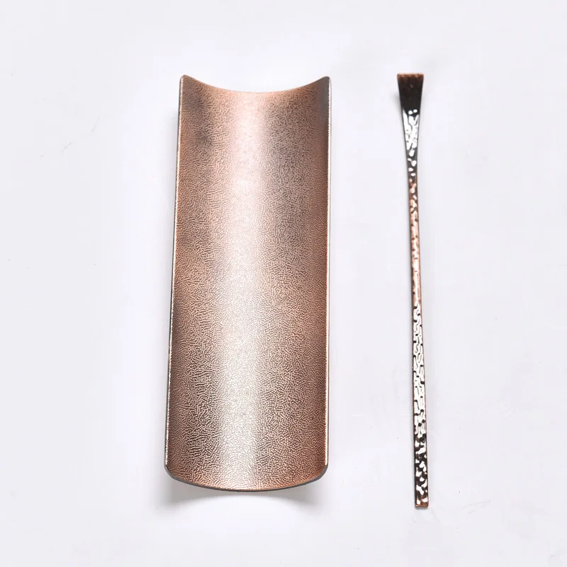 

Copper Durable Tea Ceremony Tea Set Accessories Alloy Pu'er Tea in Bulk Tea Leaf Spatula Teaspoon Tea Holder Tea