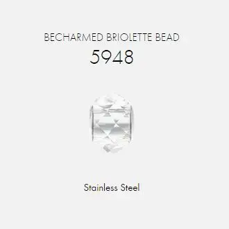 Кристалл от Swarovski 5948 BeCharmed Briolette Бусы Австрийские свободные бусы из горного хрусталя для браслета ожерелье большое отверстие - Цвет: Crystal
