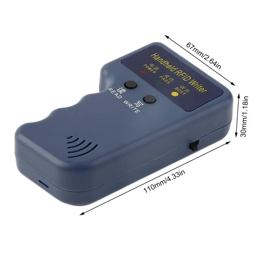 Дубликатор ключ Ручной 125 кГц RFID IC ID карта копир писатель Дубликатор Программист считыватель матч записываемый EM4305 ID Брелоки метки