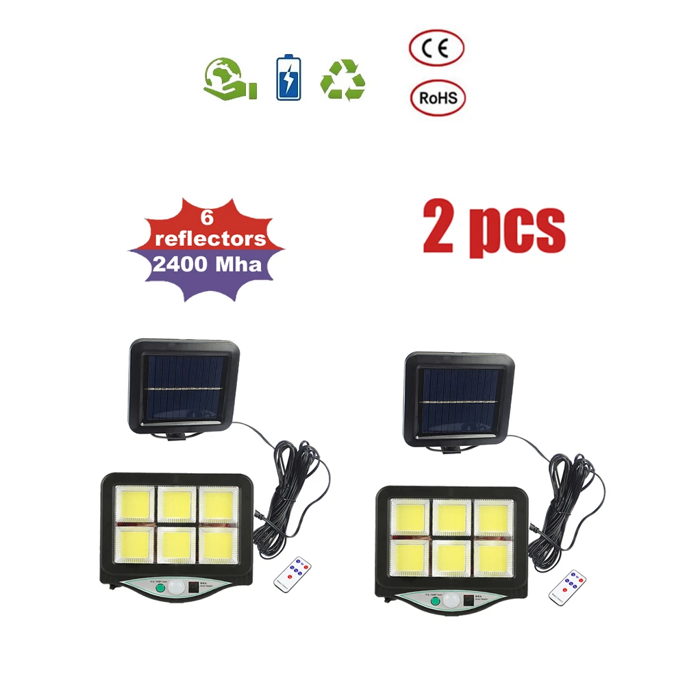 

Solar Light PIR Motion Sensor LED Outdoor Waterproof Energy Saving Street Yard Path Solar Power Garden Lamp Sunlight remote 3 mo