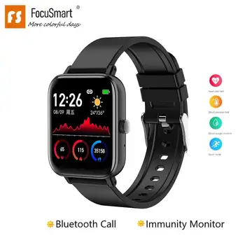 

FocuSmart 2020 Smart Watch H8 pro Bluetooth Call Immunity monitor heart rate monitor blood pressure Smartwatch for ios Android