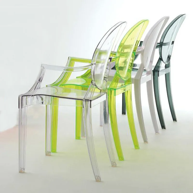 

M8 Children's Devil Chair Kindergarten Creative Stool Photography Props Transparent Plastic Dining Chair Children's Room Chair