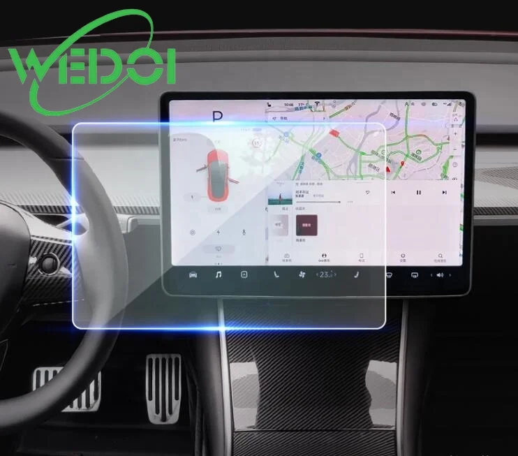 

15inch Model 3 Center Control Touch Screen 2.5D Car GPS Navigation Tempered Glass Screen Protector for Tesla Model 3