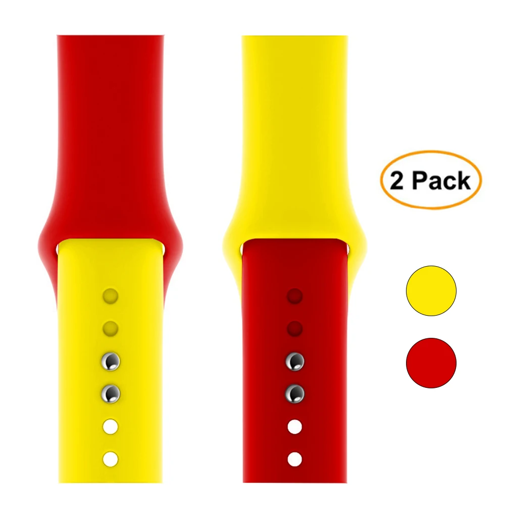 Package 12 Спортивный силиконовый ремешок для apple Watch 38 мм 42 мм 44 мм 40 мм pulseira apple iwatch аксессуары для браслетов серии 5 4 3 2 1 - Цвет ремешка: Package 12