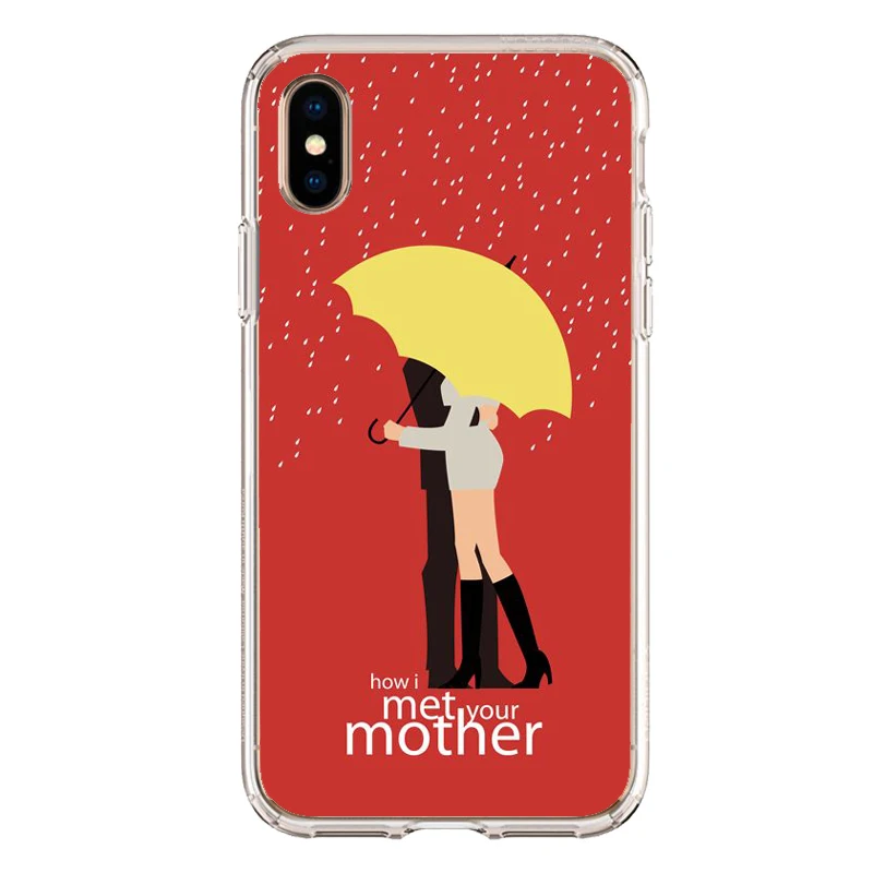 Американский горячий ТВ как я мет вашу маму чехол для iPhone X 10 6 6S 7 8 Plus XS MAX XR Прозрачный Мягкий ТПУ силиконовый чехол для телефона - Цвет: TPU
