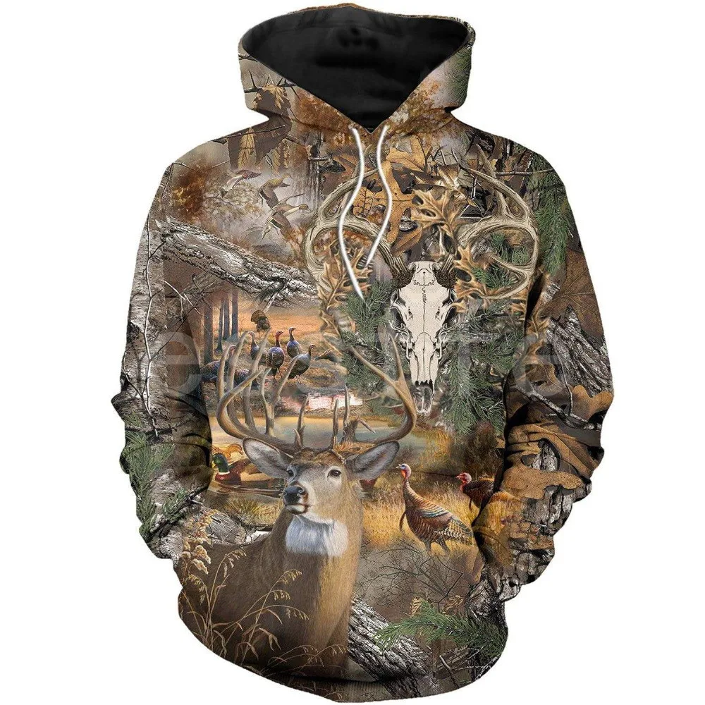 

Tessffel Animal Deer Hunter Hunting Camo Tracksuit Pullover NewFashion Unisex Casual 3DPrint Sweatshirt/Hoodies/zipper/Jacket s6