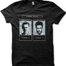 Футболка с короткими рукавами и принтом героев мультфильмов футболка с принтом из игры «Бойцовский клуб Тайлера дердена» 9129