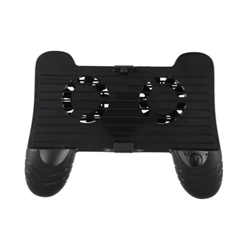 

4 in 1 Mobile Phone Double Cooling Fan Radiator Heatsink + Gamepad Game Controller + Power Bank + Bracket Holder
