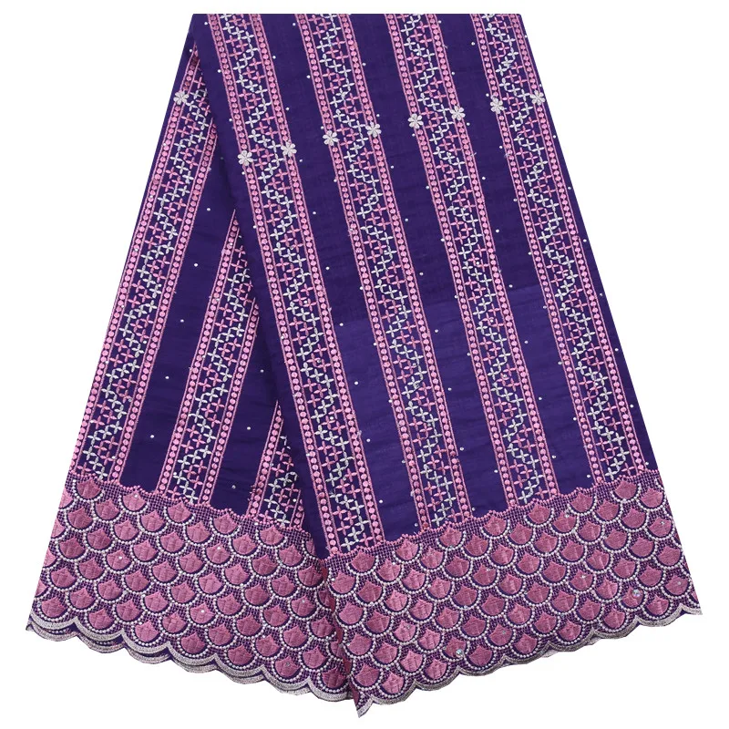 Purple Kalume, стиль, африканская швейцарская вуаль, кружево в швейцарском стиле, персик, нигерийская швейцарская вуаль, кружево в швейцарском стиле для шитья, вечерние, F1792 - Цвет: Purple