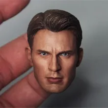 

In Stock 1/6 Soldier Head Sculpt Steve Rogers Captain American Head Carved Sculpt Model 12 Inches DIY Action Figure Accessory