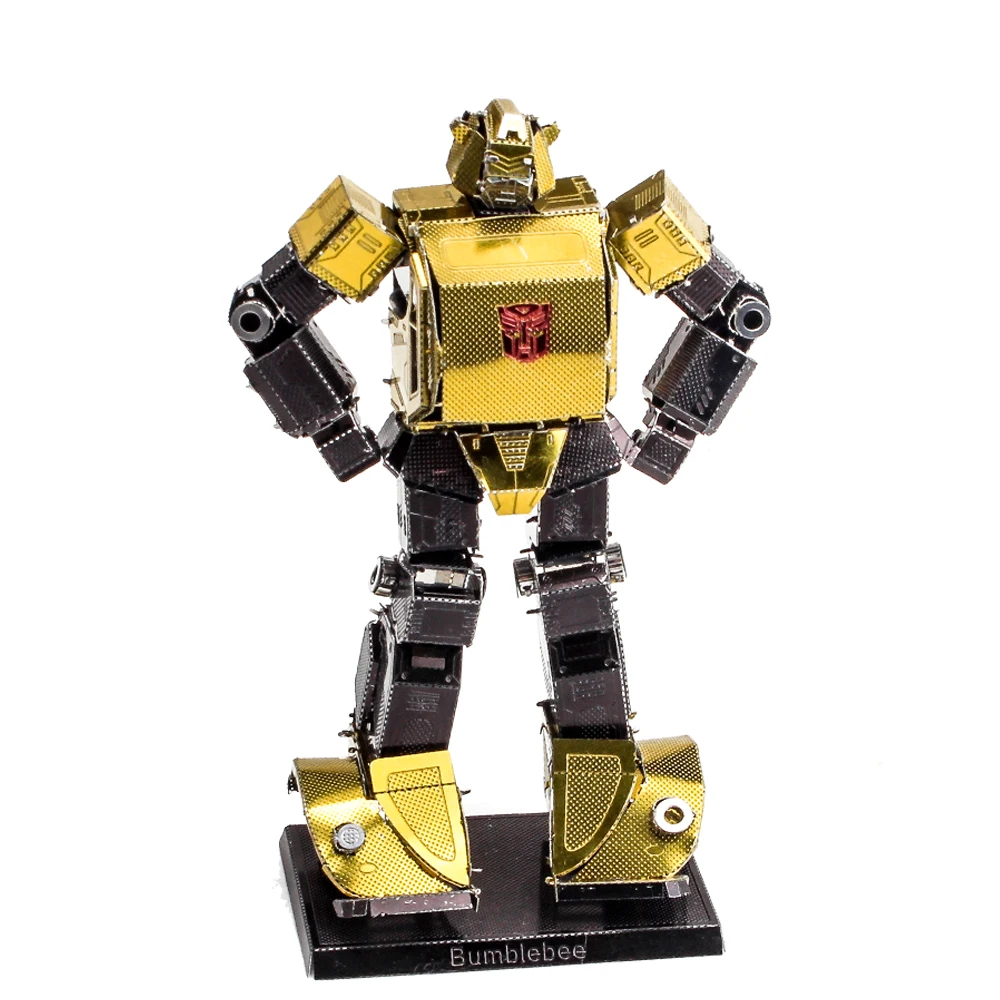 Bumblebee 3D металлическая головоломка модель игрушка головоломка военная конструкция насекомое несколько моделей Набор DIY взрослых головоломки развития интеллекта - Цвет: Bumblebee