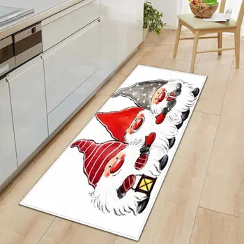 

Christmas Non-Slip Durable Rug Sets For Laundry Room Bedroom Living Room Bathroom Rubber Backing Carpets Floor Doormat dropship/