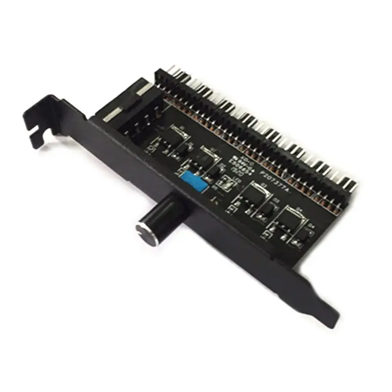 PC 8 каналов вентилятор концентратор охлаждающий вентилятор контроль скорости Лер для cpu чехол HDD VGA PWM вентилятор кронштейн pci мощность по 12 В SATA/4Pin Управление вентилятором