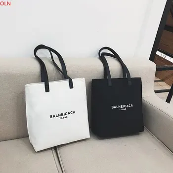 

2020 Paris New Bag Women Fashion Korean-Style Large-Capacity Casual Handbag Tote Fashion Single-Shoulder Canvas Bag Women Bag