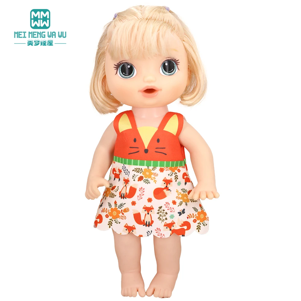 2021 NEUE Kleidung für Puppen, passend für 12 Zoll 30 cm große Spielzeugkrabbelpuppen, Zubehör, modisches Kleid, Geschenk für Kinder – Detail 14