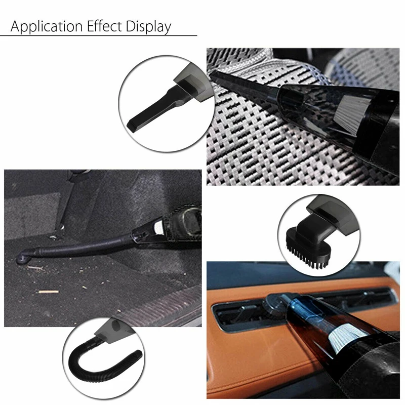 Беспроводной автомобильный пылесос домашний перезаряжаемый влажный/сухой HEPA ручной Пыльник