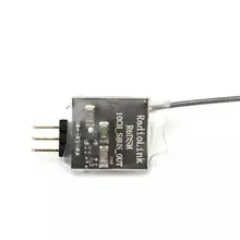 Radyolink R6DSM 2.4G 10 kanal 10CH RC alıcı DSSS ve FHSS RC verici AT9 AT9S AT10 AT10II uzaktan kontrol