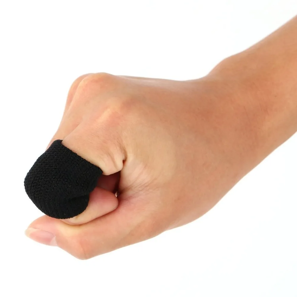 1 шт. баскетбольные волейбольные спортивные перчатки для пальцев Вязаные суставы для пальцев скользящие эластичные колпачки для пальцев