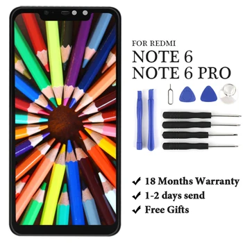 

Grade For Note 6 Pro LCD Display With Touch Screen Assembly Replacement For Note 6 Pro LCD Digitizer
