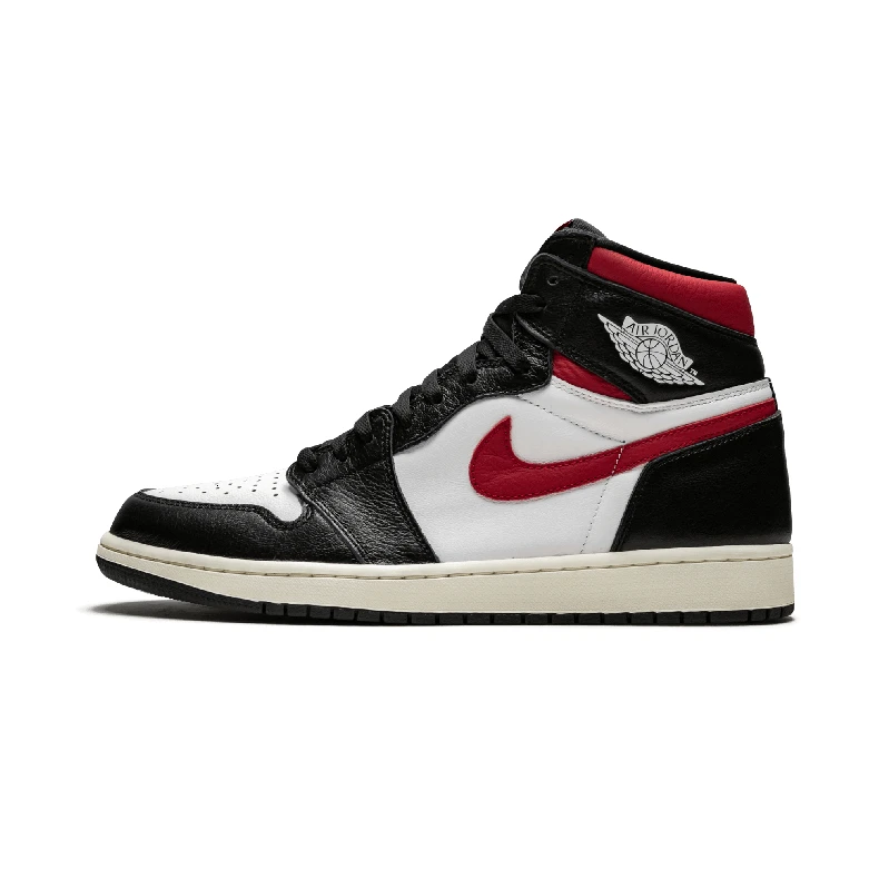 Мужские баскетбольные кроссовки Nike Air Jordan 1 Aj1, цвет белый, красный, Manuscript Rabbit Myna Joe 1, спортивные кроссовки для занятий спортом на открытом воздухе#555088 - Цвет: 555088-061