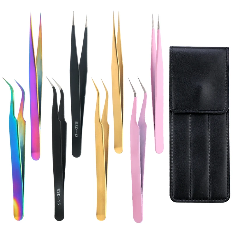 NewSalesTweezersNipperStainlessSteelHighPrecisionTweezersSet