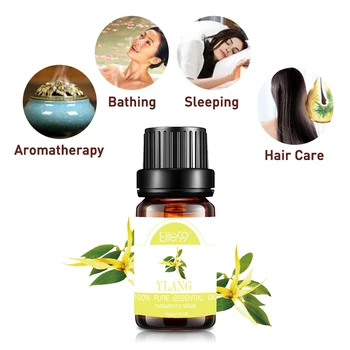 

Elite99 10ml Ylang Ylang Pure Essential Oils for Diffusers Aromatherapy Body Relieve Bathing Help Sleeping Massage Essential Oil