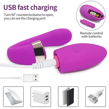 Couples Double Vibrators Dildo Clitoris G Spot Stimulator Vagina Vibration Sex Toys For Woman Wireless Masturbator Massage 5