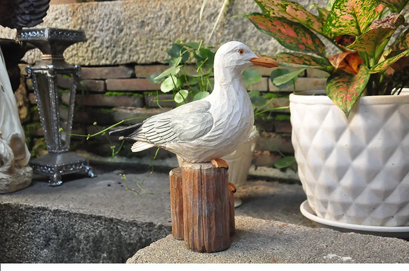 Модель чайки seabird принт с птицами Садовый пруд