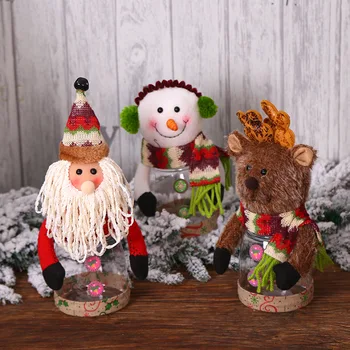 

Christmas Candy Jar old man Doll Christmas Candy Box New Year christmas decorations for home Christmas supplies
