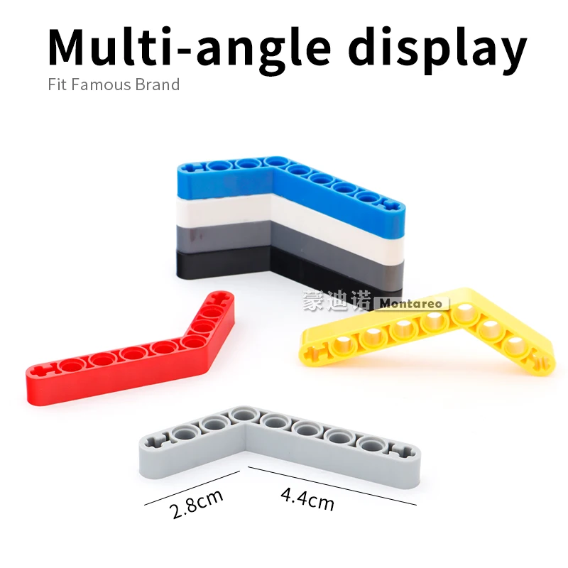 Конструктор Moc 42149 Technic Beam 1x9 изогнутый (6 4) толстый совместимый детали для