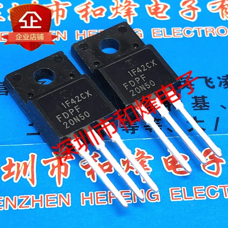 10 шт. FDPF20N50 TO-220F 20A 500V 100% новый и оригинальный | Электронные компоненты