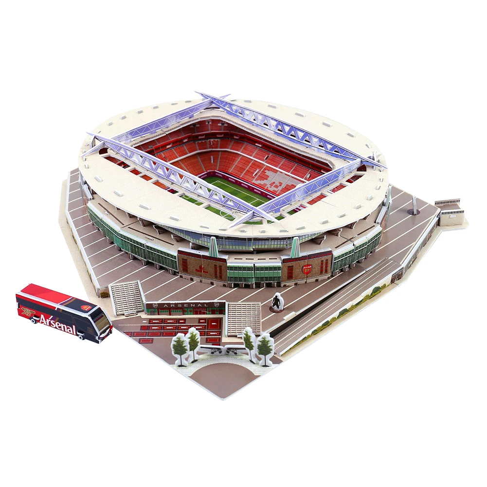 Детская забавная модель футбольного стадиона 3D головоломка игра DIY игрушка Детские развивающие игрушки для детей подарок