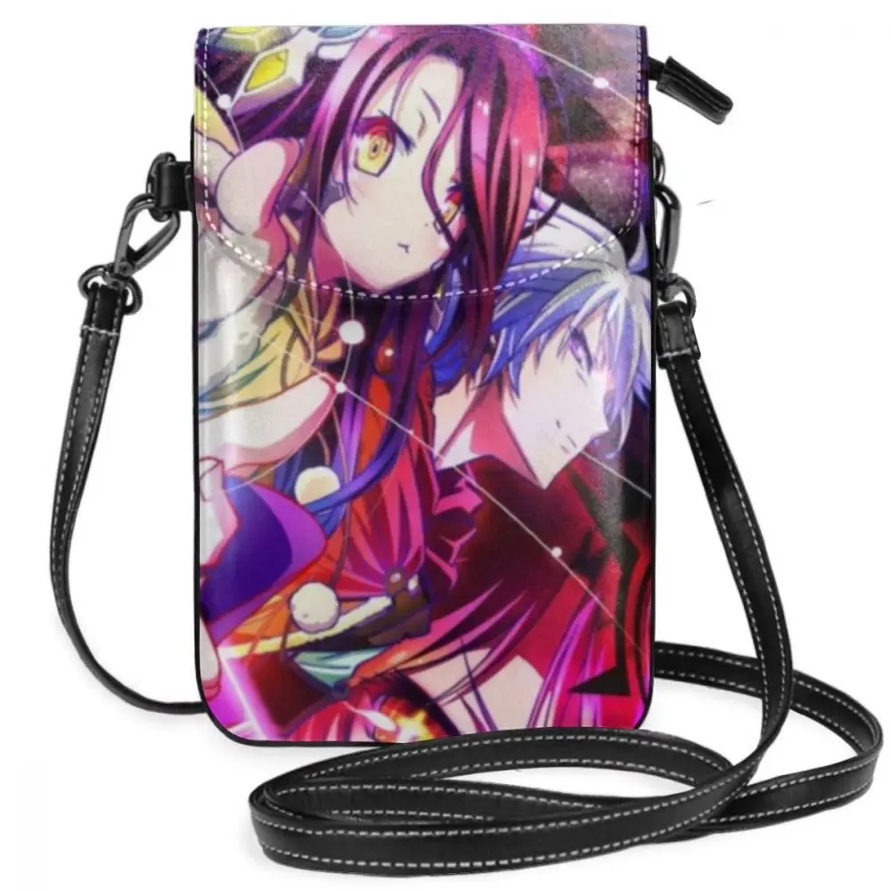 Сумка на плечо No Game Life футболка Shiro Sora кожаная сумка многофункциональные женские