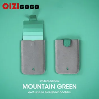 

2019 New Card holder DAX V2 Mini Slim Portable Paper Holder Pulled Design Men Wallet Color Slope 5 Cards Short Money women Purse