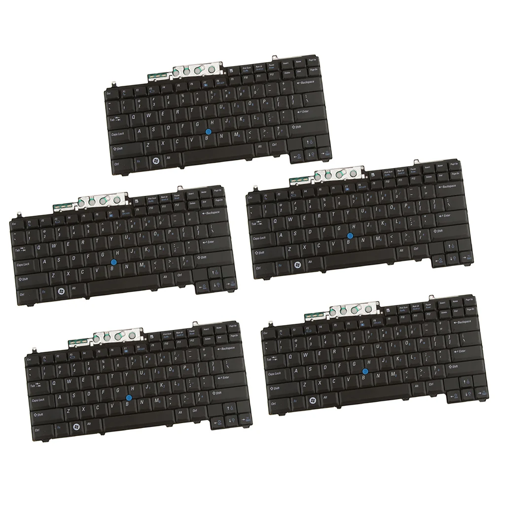 5Piece Laptop Keyboard US Layout For Dell Latitude D630 D830 Precision DR160 0DR160