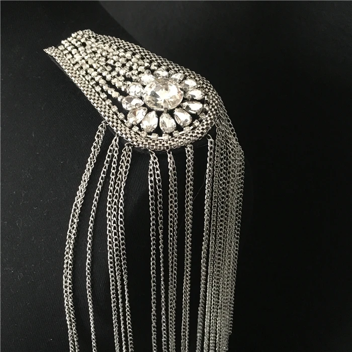 Ручная работа H0326A H85epaulette значок вечерние брошь с кисточкой epaulet/epaulettes шипы костюм Блейзер аксессуары Наплечная доска узел