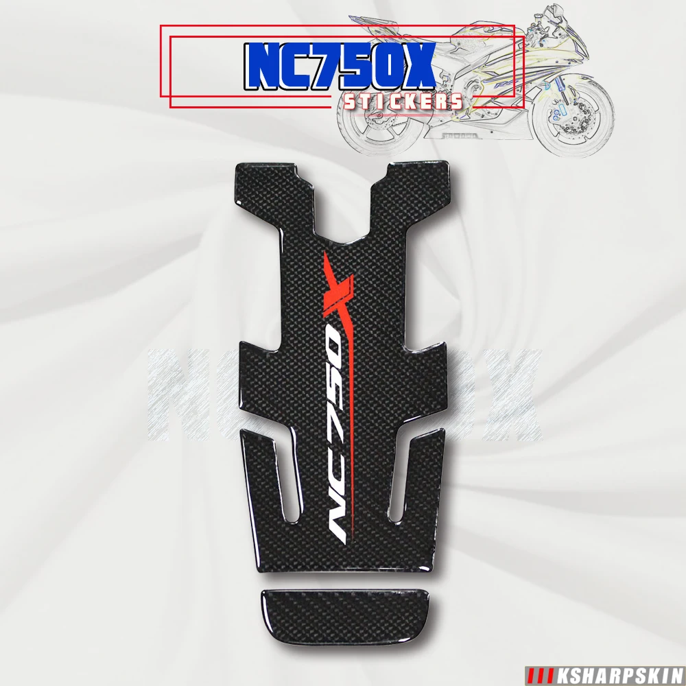 

Красивые декоративные 3D-Наклейки для мотоцикла, колодки для топливного бака подходят для HONDA NC750X