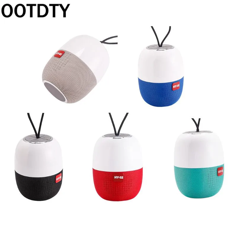 OOTDTY HY32 Ручной Bluetooth динамик беспроводной бас звук стерео сабвуфер TF карта AUX