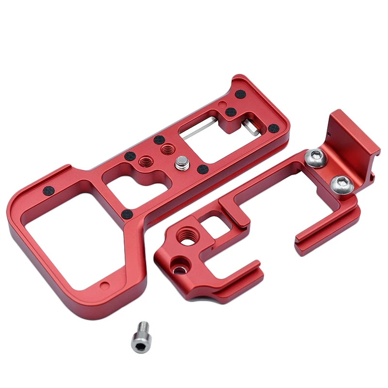 

Removable Quick Release L Plate Holder Hand Grip Tripod Bracket with Hot Shoe for Sony A7R Mark IV (A7R4 A7RM4) Camera for Benro