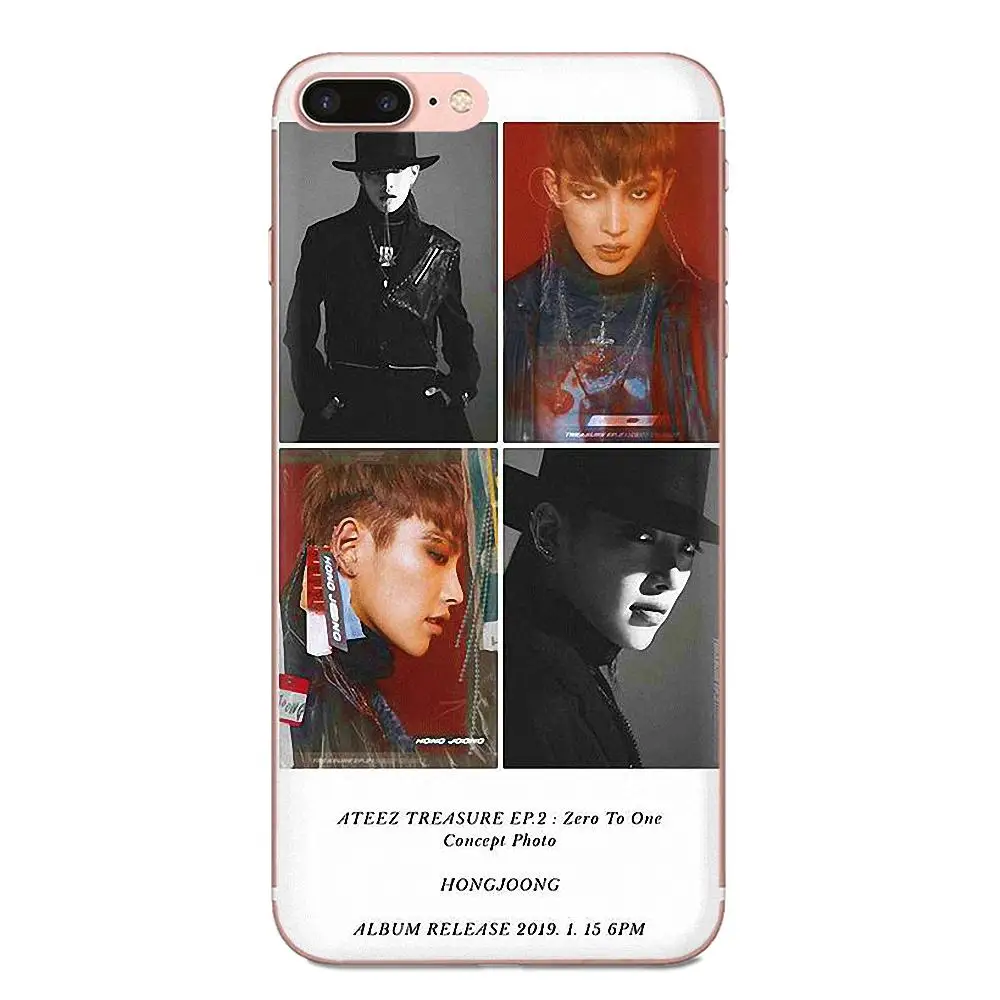 Чехол из ТПУ для телефона Ateez Hongjoong Seonghwa huawei P7 P8 P9 P10 P20 P30 Lite Mini Plus Pro Y9 Prime P Smart Z 2018