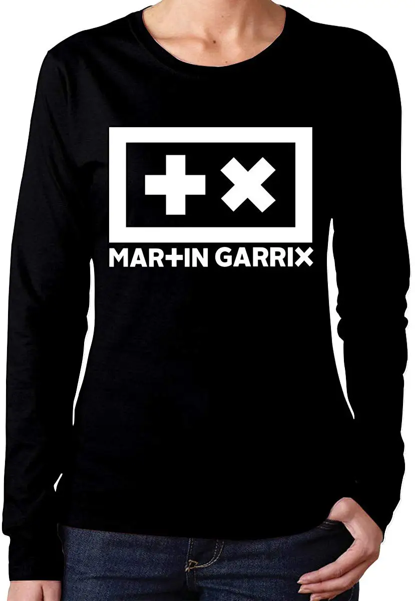 Martin Garrix женская футболка с длинным рукавом О-образным вырезом хлопковая | Мужская