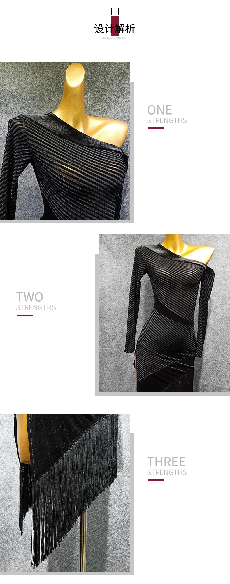 Одежда для латинских танцев, женское осенне-зимнее платье, женское новое бархатное платье с длинными рукавами, платье для выступлений, черная юбка с бахромой, VDB1100