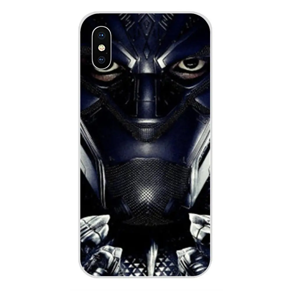 Комиксы Marvel черные Пантеры защитная пленка из термополиуретана для Apple iPhone 4 4s 5 5C