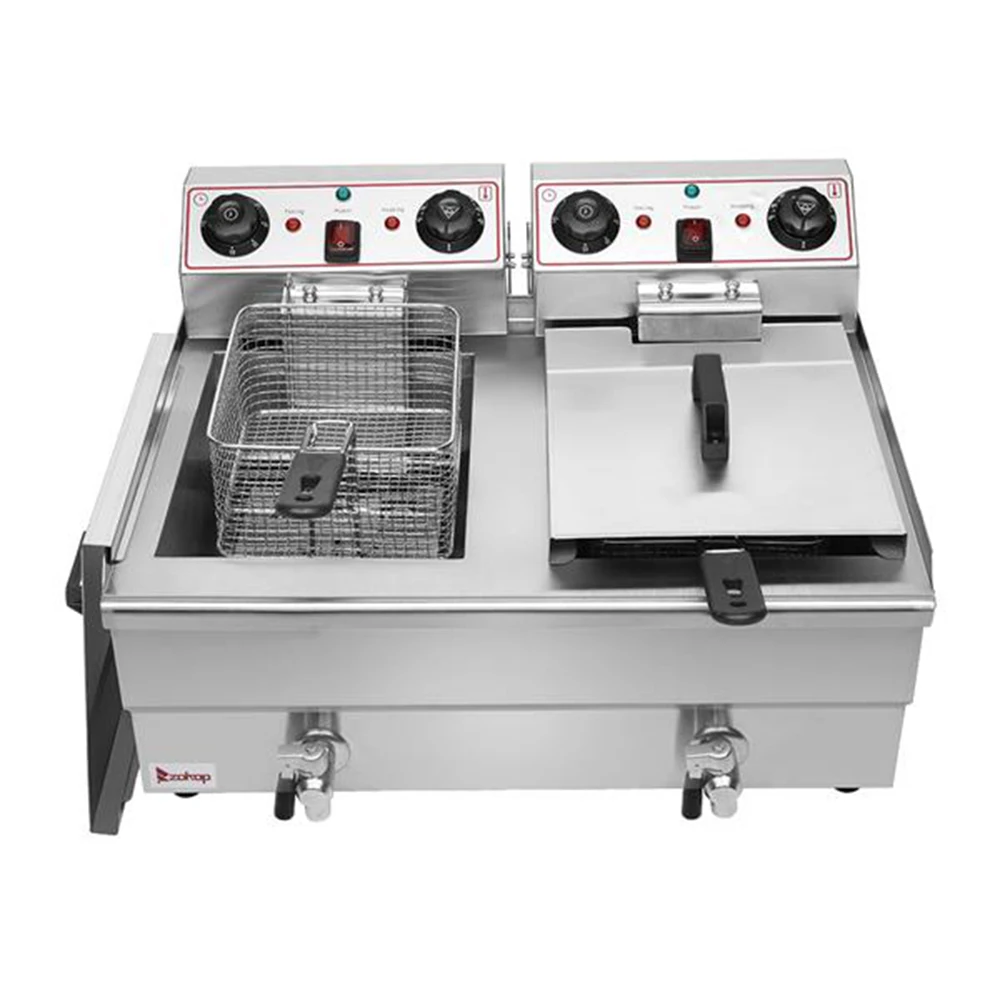 ZOKOP EH102V 16.9QT / 16L Общая емкость 24.9QT 23.6L кран из нержавеющей стали двойной цилиндр