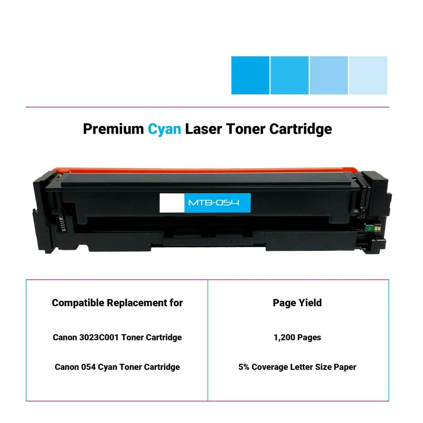 Compatible Toner Cartridge for Canon 054 CRG-054 For Canon Color